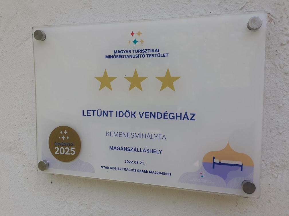 فيلا Letunt Idok Vendeghaz Kemenesmihalyfa المظهر الخارجي الصورة